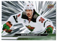 2023-24 Upper Deck Series 2 Outburst Silver Mats Zuccarello #337